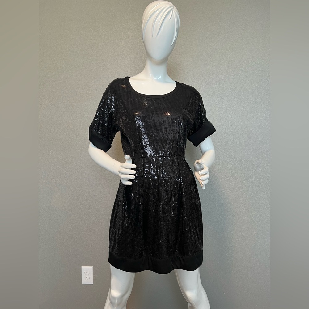 NAKED ZEBRA Sequin Party Dress